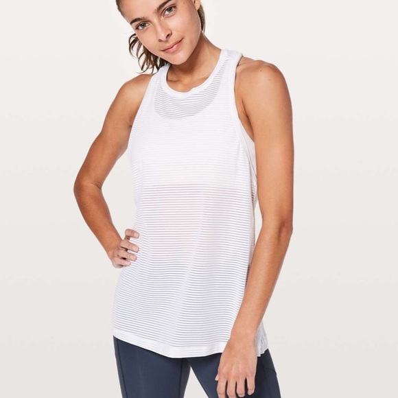 Lululemon Miles Ahead Tank - White - Picture 2 of 8